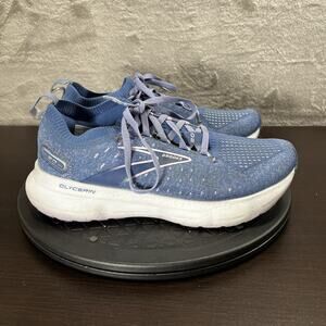 Brooks Glycerin StealthFit 20 Womens Size 7B Pastel Lilac Running Lace Up Shoes